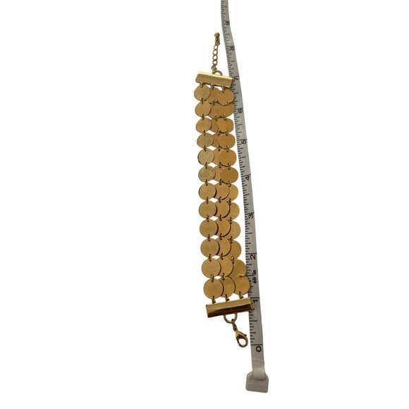 Vintage Avon Bundle Gold Disc Bracelet Silver Pearl Bangle 4 items - Picture 7 of 14